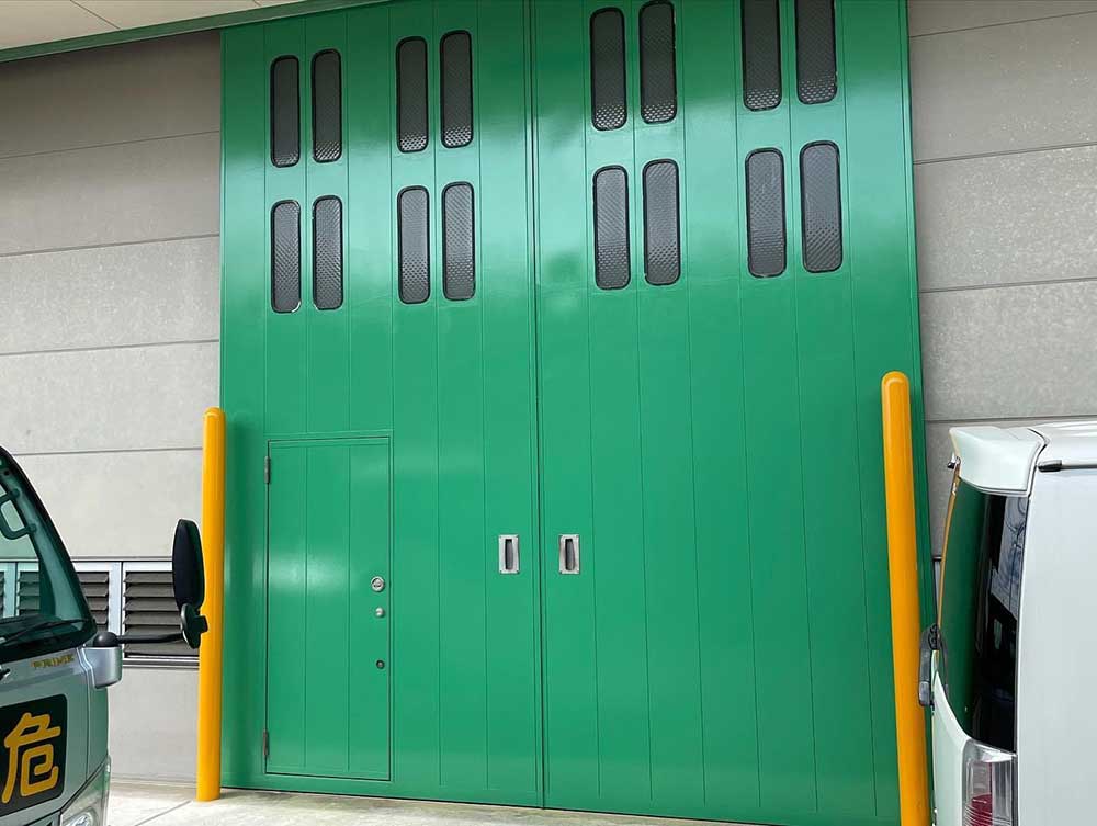 工場鉄扉_施工後