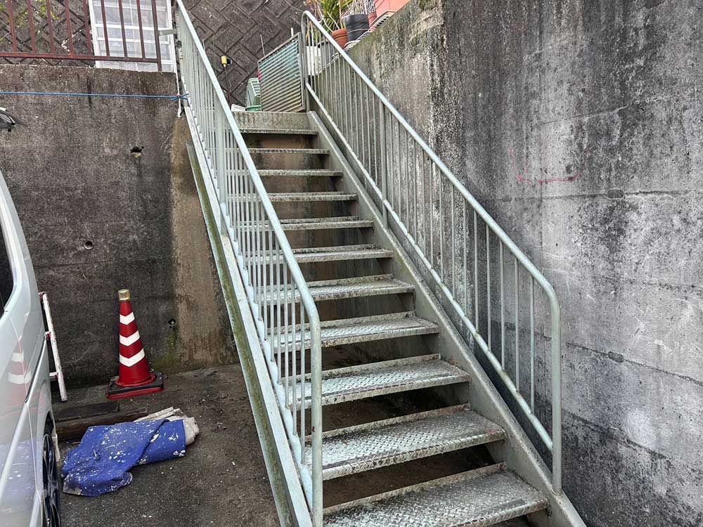 鉄骨階段_施工前